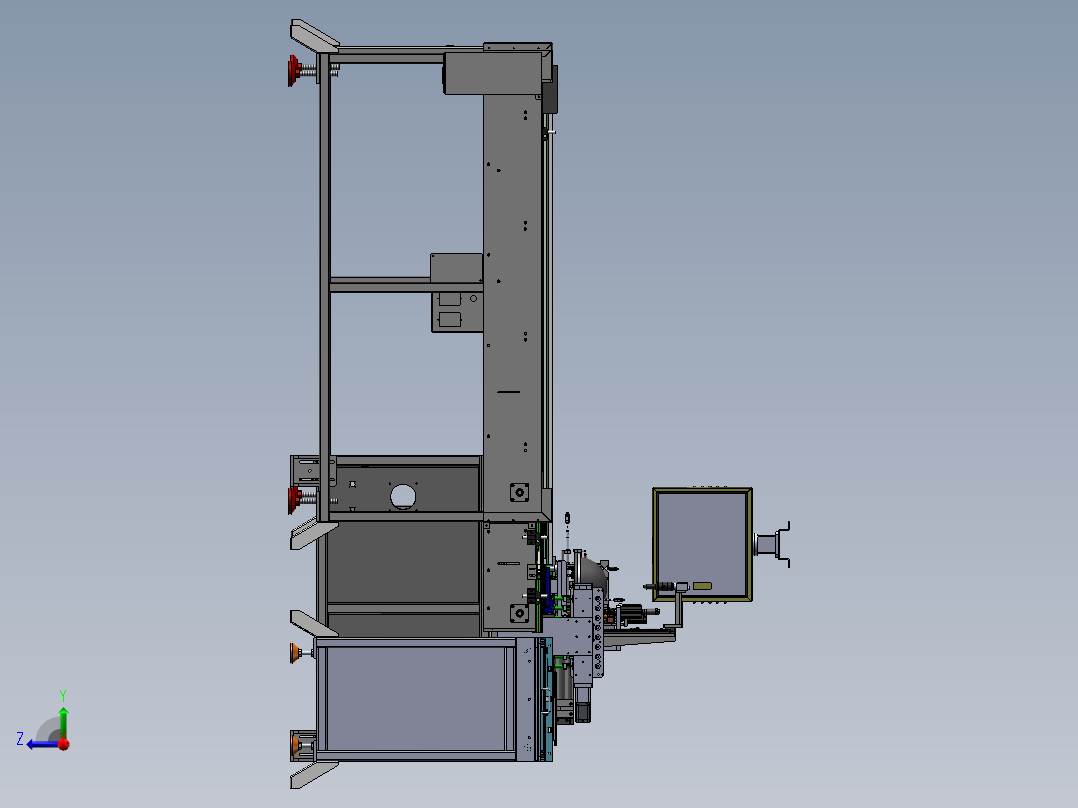 LXYC-BOSS套圈外观影像尺寸检测机右视图