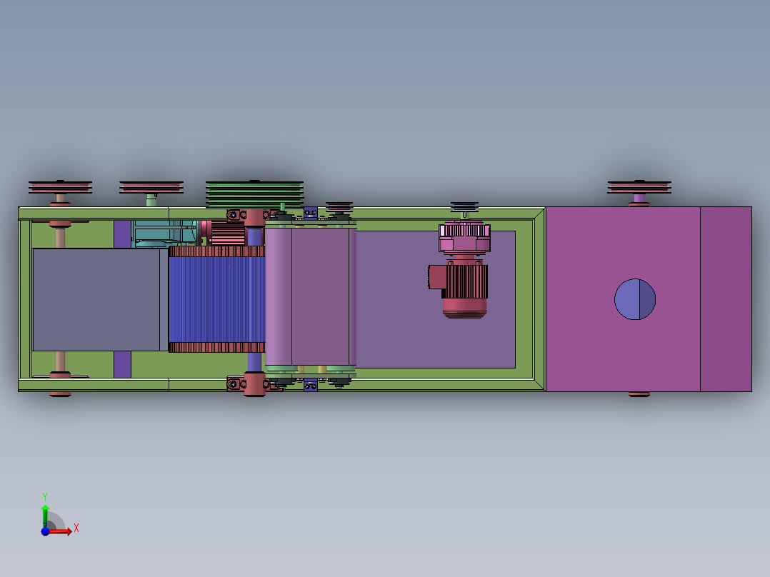 竹筷成型机   sw16可编辑前视图
