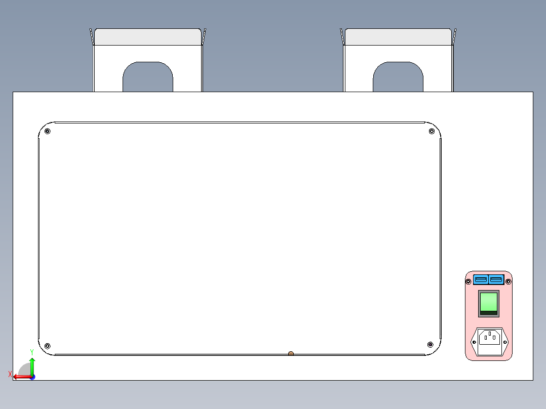 B3S108包被机后视图