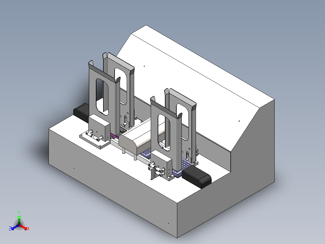 B3S108包被机正等轴测图