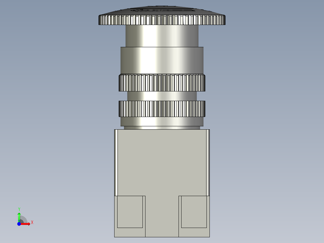 22_紧停按钮(短型)前视图