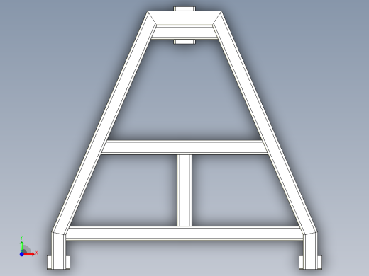 50方管-非标牵引脱钩-可编辑前视缩略图