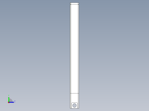 50方管-非标牵引脱钩-可编辑左视缩略图