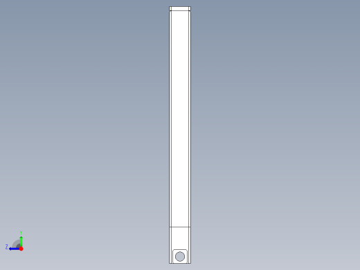 50方管-非标牵引脱钩-可编辑右视缩略图