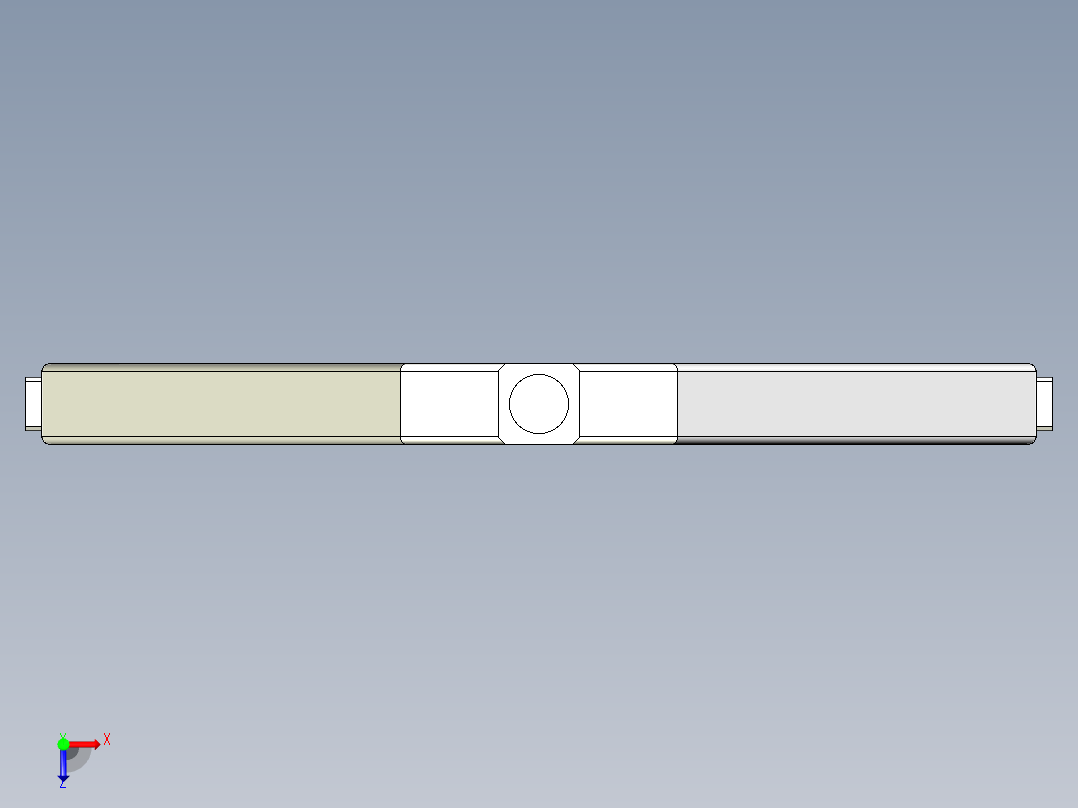 50方管-非标牵引脱钩-可编辑俯视图