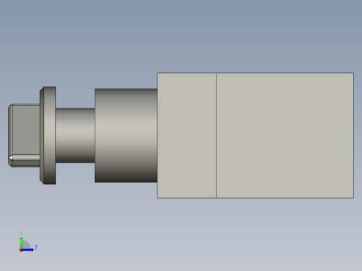 组装+热熔-按钮MANIFOLD_SOLID_BREP_3348656左视缩略图