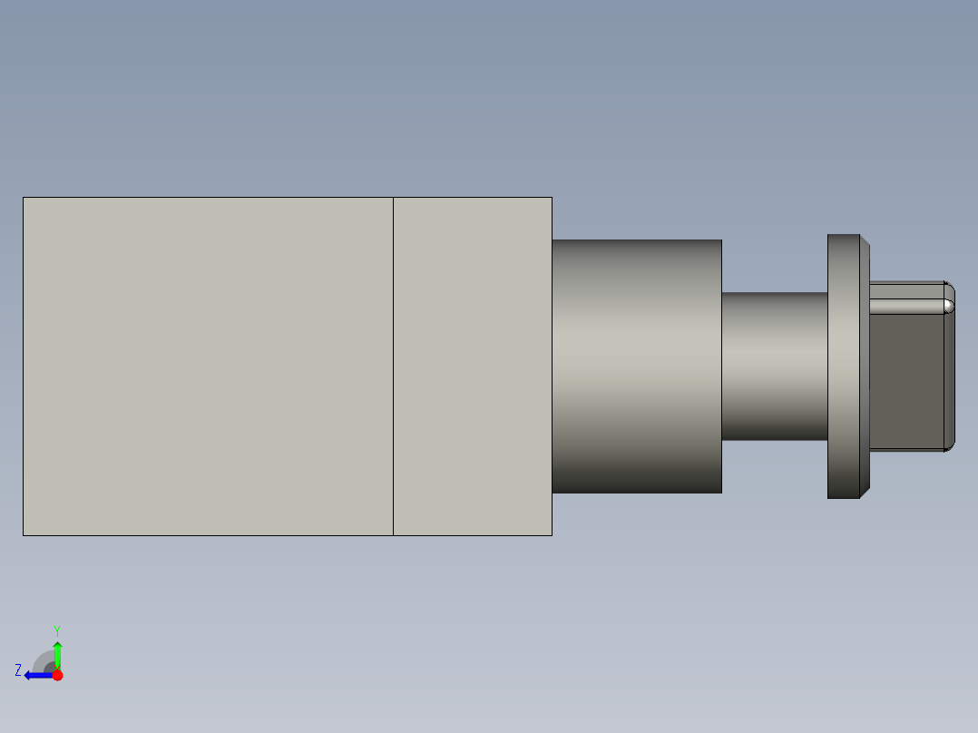 组装+热熔-按钮MANIFOLD_SOLID_BREP_3348656右视图