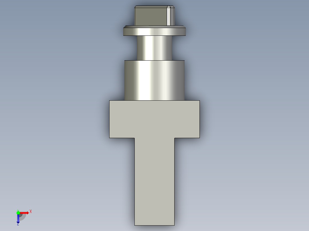 组装+热熔-按钮MANIFOLD_SOLID_BREP_3348656俯视图