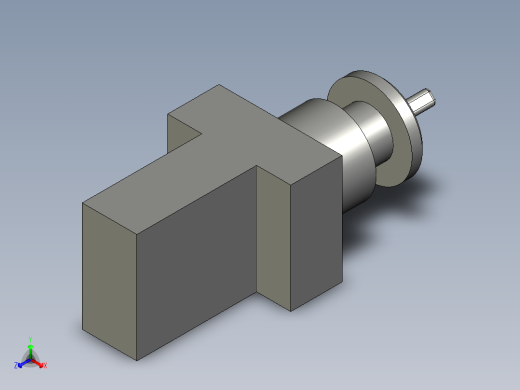 组装+热熔-按钮MANIFOLD_SOLID_BREP_3348656正等轴测缩略图