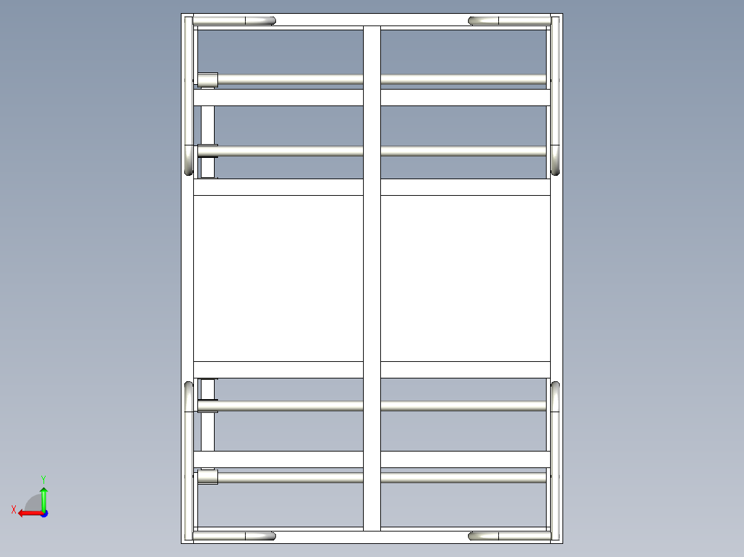 B柱内部器具后视图