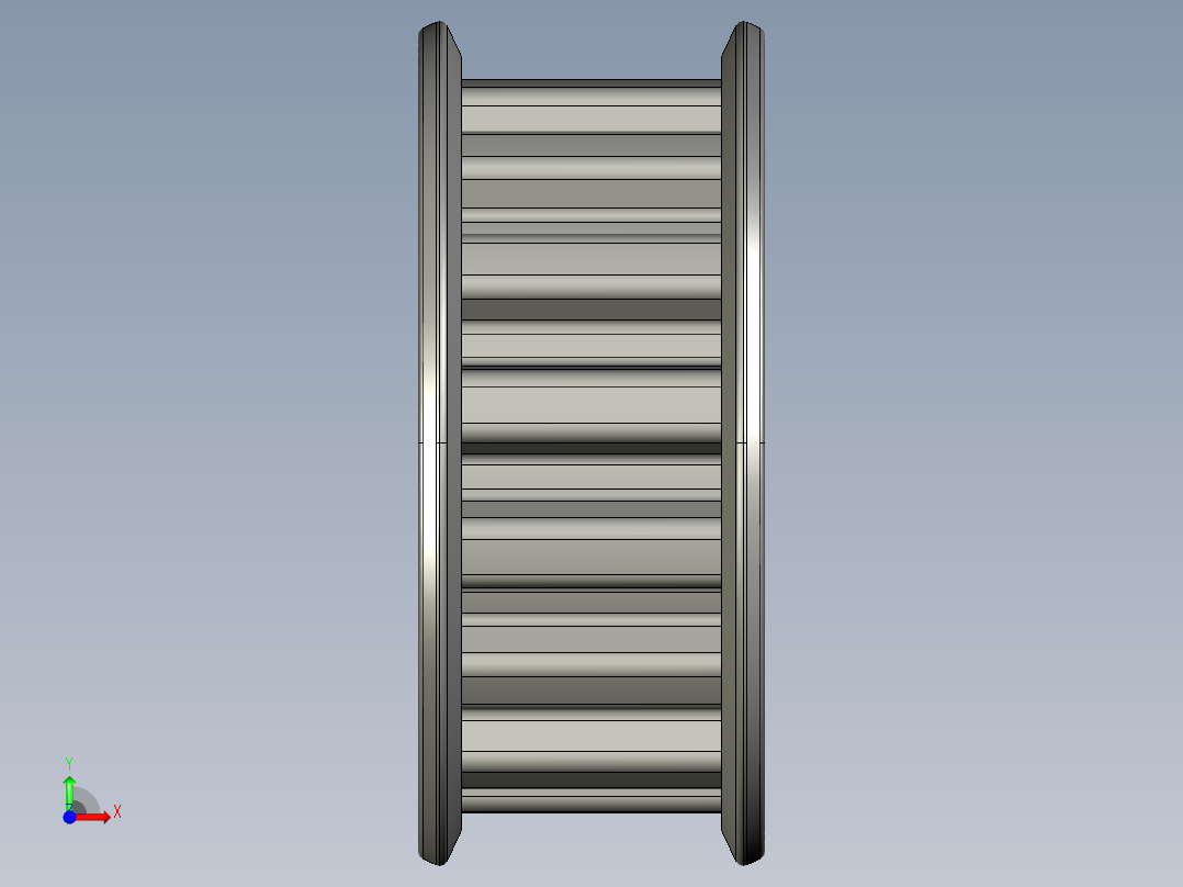 同步轮15XL031BF前视图