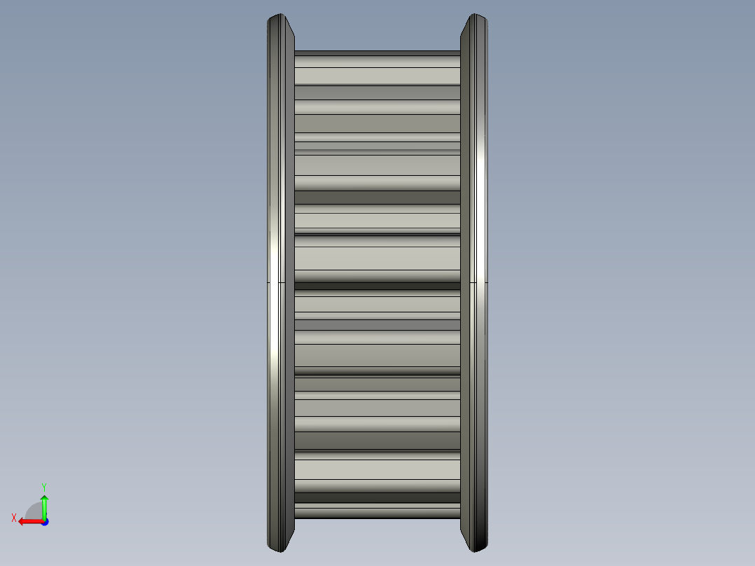 同步轮15XL031BF后视图