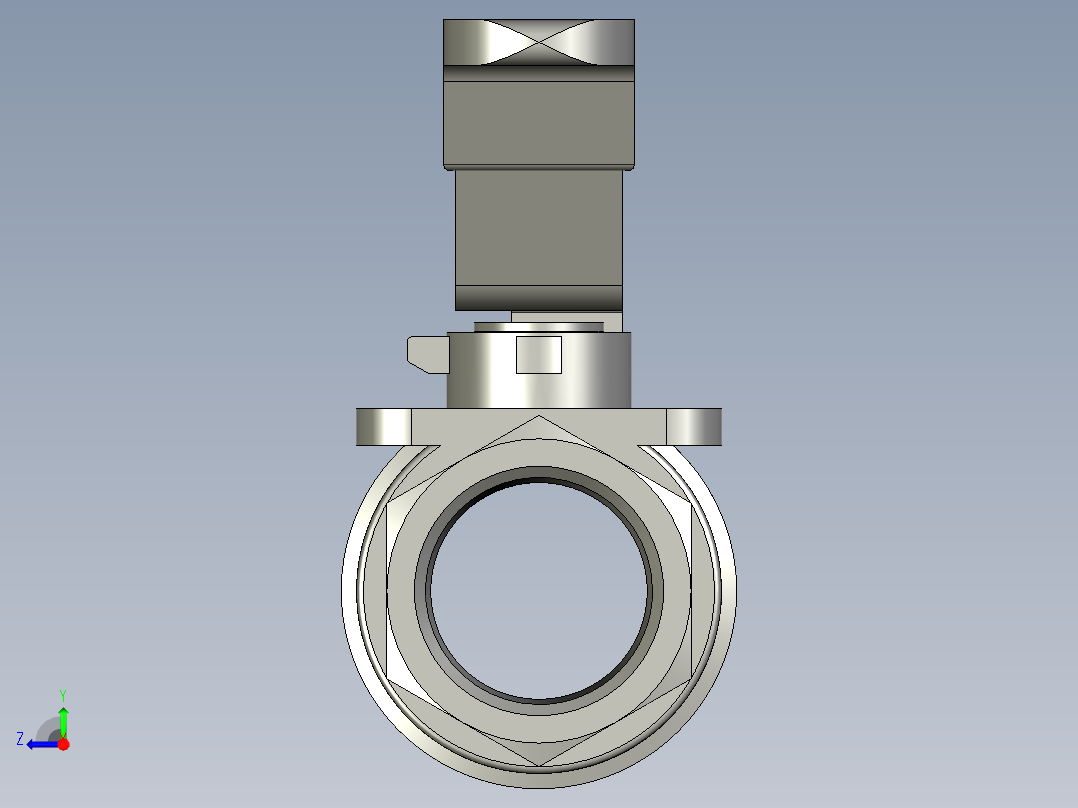 BSCSF20A不锈钢球阀右视图