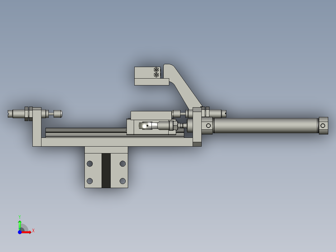 内卡爪抓取组件(Y)前视图