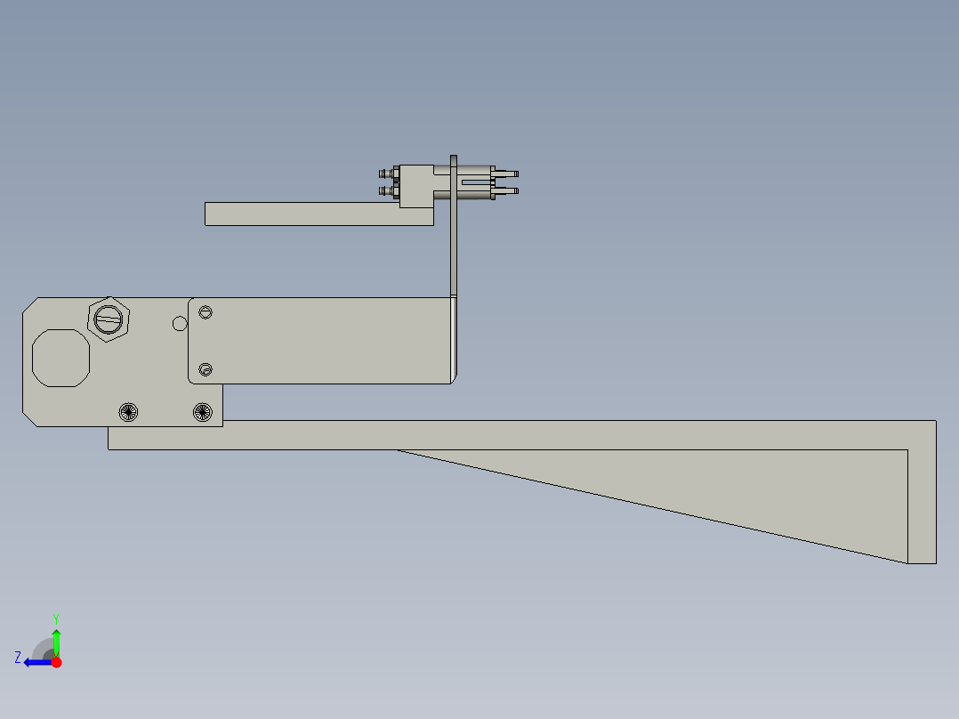 内卡爪抓取组件(Y)右视图