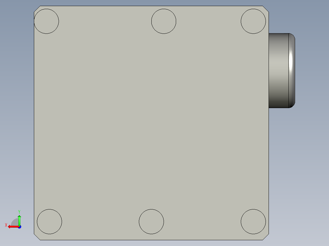 多功能合页强度测试工作台后视图