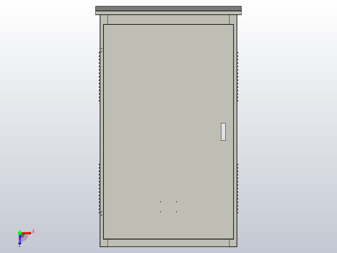 单回动态补偿箱800X450X1350[单回动态补偿箱800X450X1350]俯视图