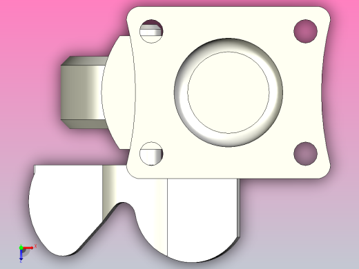 轻载型(20~30kg)万向侧轴刹型脚轮[CALA38-U]俯视缩略图