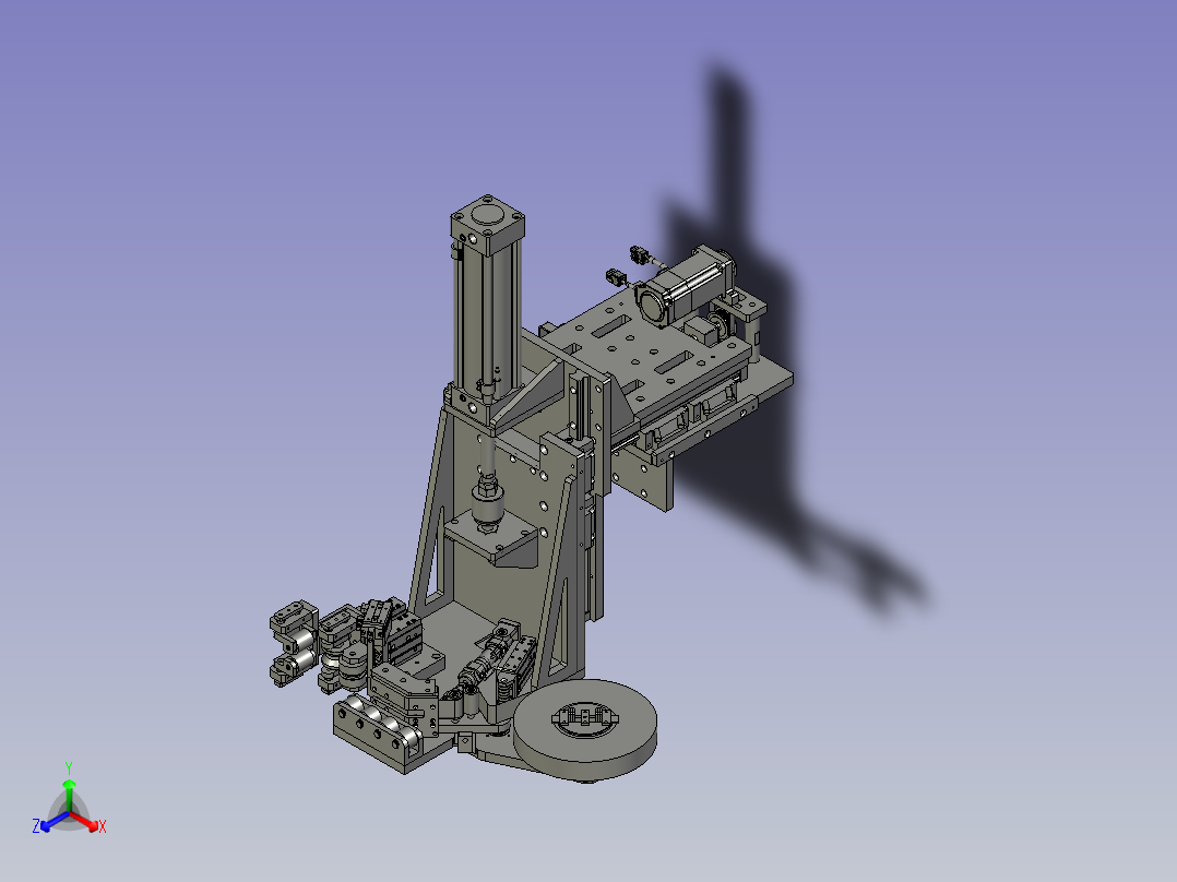封边机-长边组件-200正等轴测图