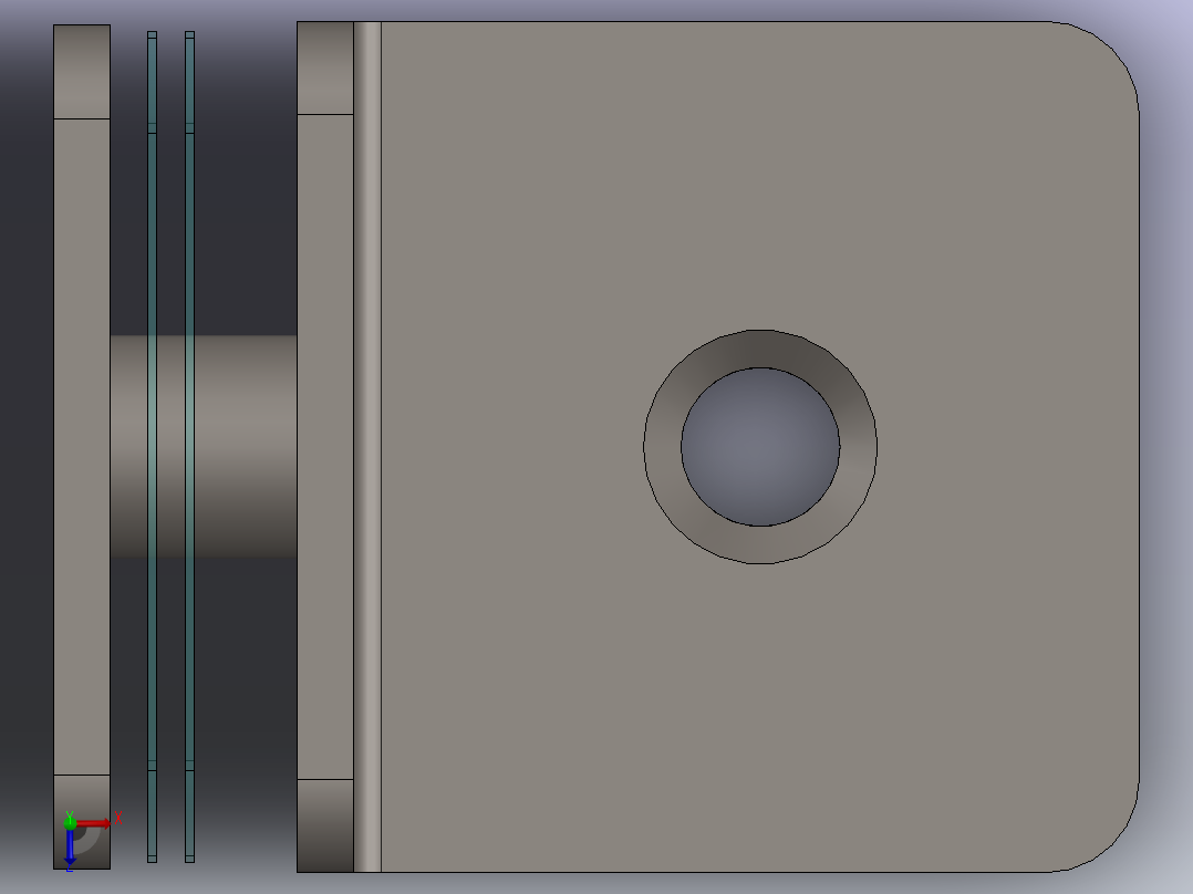 玻璃角度俯视图