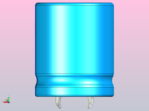 25 x 30蓝色BLUE1底片电解电容器后视缩略图