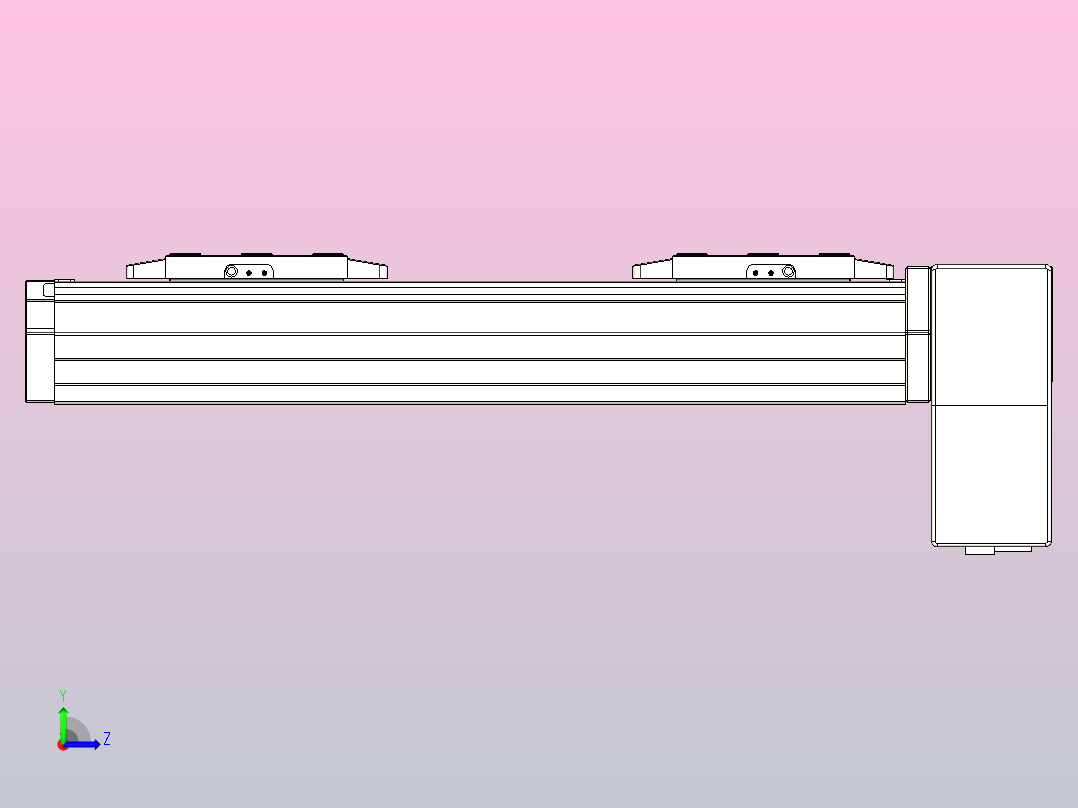 皮带直线轴双滑块型TPA-GCBS-80-P60-L50-LP-M20-N3左视图