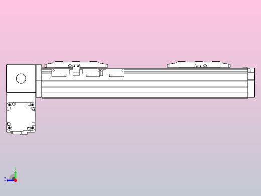 皮带直线轴双滑块型TPA-GCBS-80-P60-L50-LP-M20-N3右视缩略图