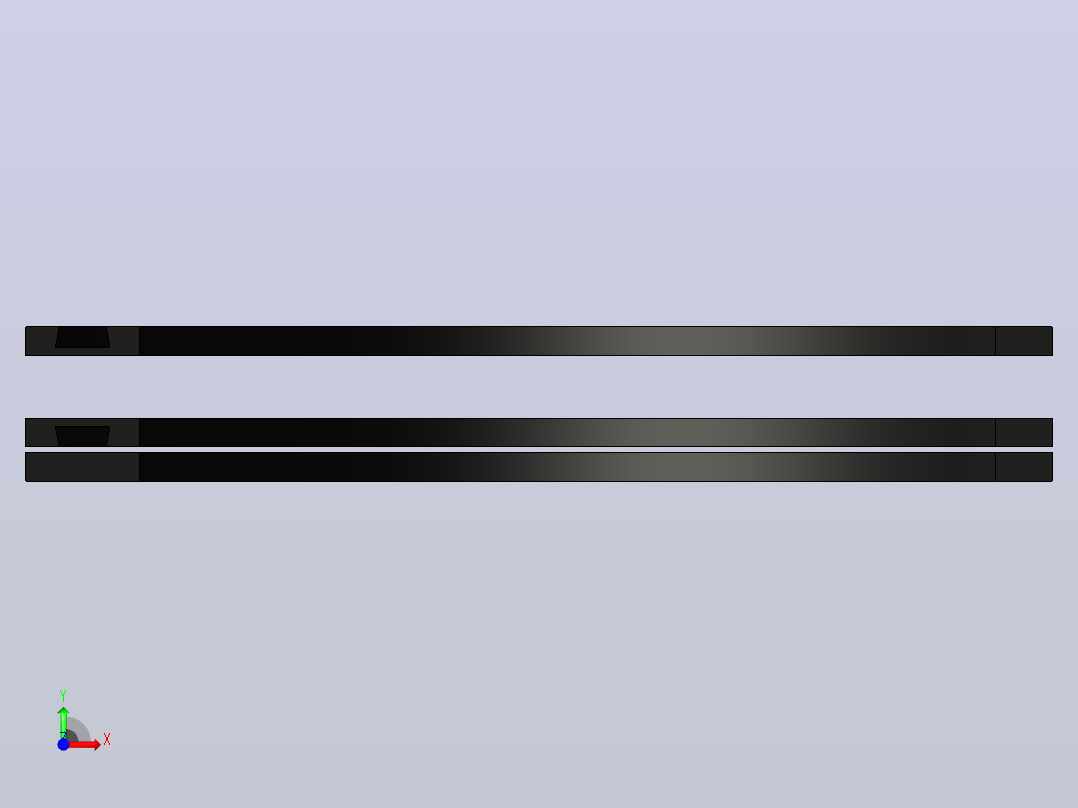 ZWGD-SS881-K325-TA90-R800-N1-C1转弯轨道前视图