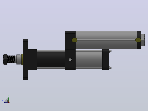 MPT-1T系列标准型[MPT-63-50-5-1T-M2-S1-0°]气压增压缸右视缩略图
