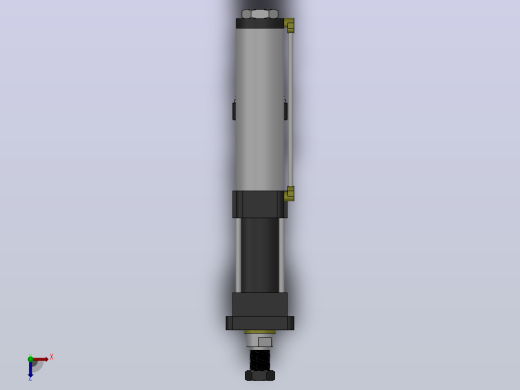 MPT-1T系列标准型[MPT-63-50-5-1T-M2-S1-0°]气压增压缸俯视缩略图