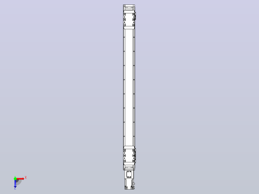 滚珠丝杠线性轴TPA-GCRS-80-1610C-L375-M-M20-N3俯视缩略图