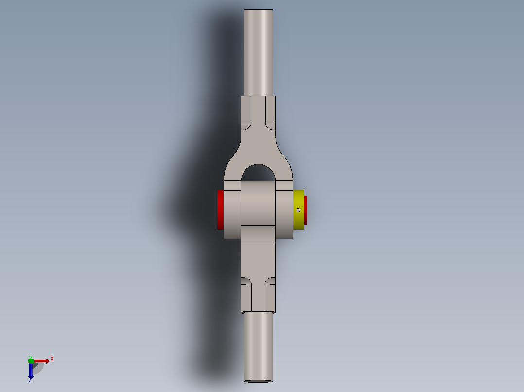 关节3D模式俯视图