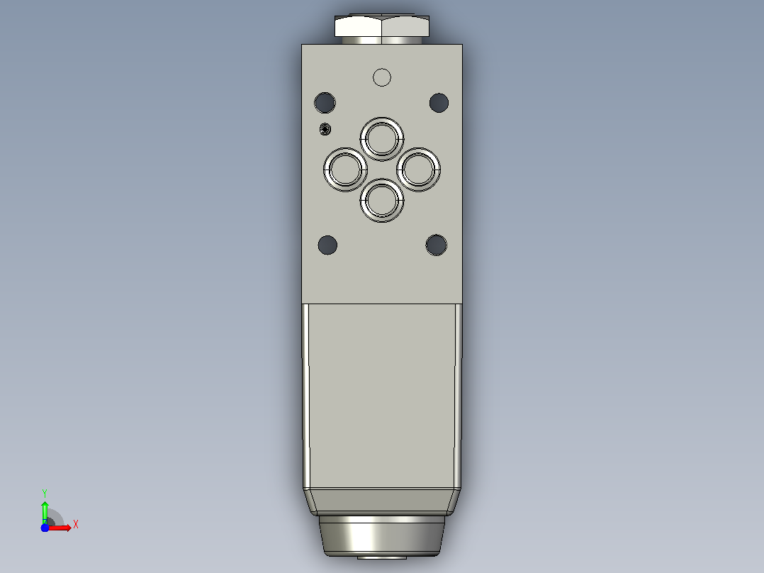 伊顿液压元件DG4V-3S-AL-U-60-DC-ROCK前视图