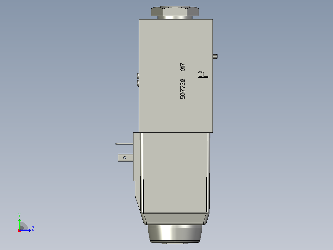 伊顿液压元件DG4V-3S-AL-U-60-DC-ROCK左视图