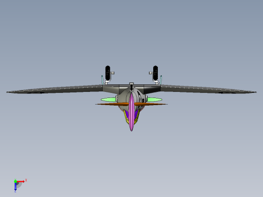 北美 snj T - 6运动竞赛飞机俯视缩略图