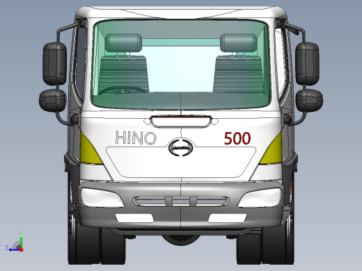 日野500系列卡车Cha...zip.zip右视缩略图