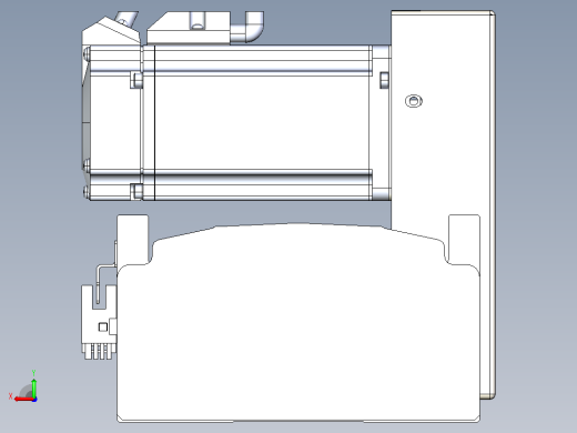 皮带直线轴半封闭可选导轨TPA-HNB-140D-120-L850-LU-C-P40-N3后视缩略图
