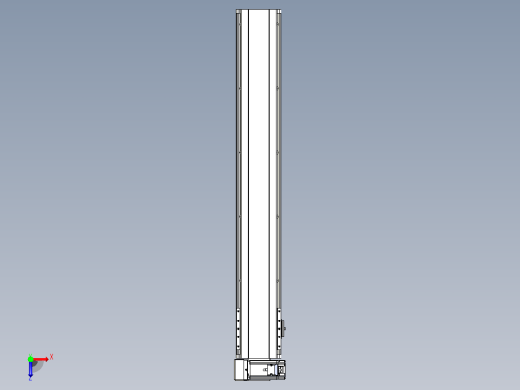 皮带直线轴半封闭可选导轨TPA-HNB-140D-120-L850-LU-C-P40-N3俯视缩略图