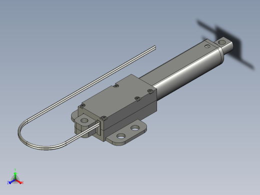 迷你电动推杆(ZJWSN-MN2)[ZJWSN-MN2-S50]正等轴测缩略图