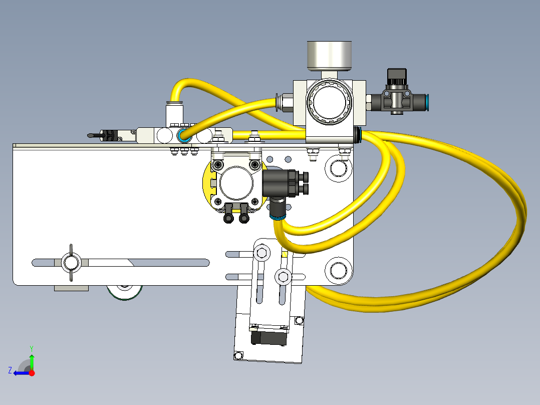 流水线配件STP右视图