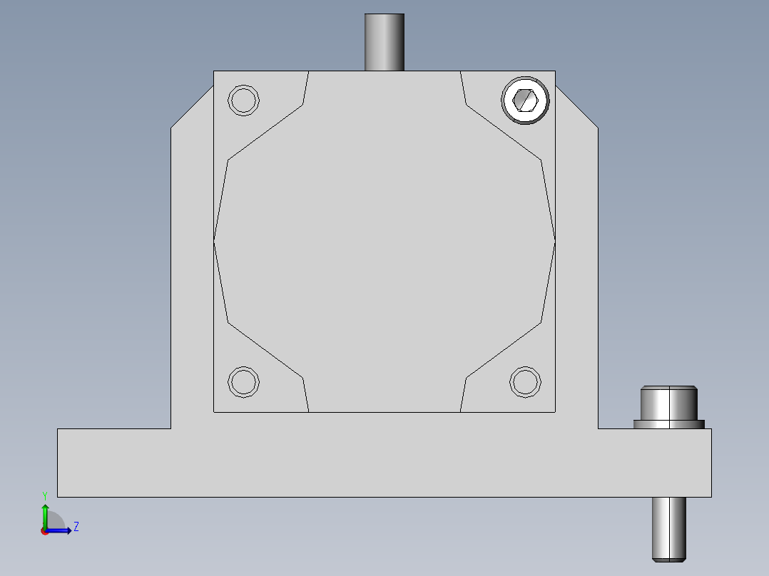 测量负载左视图