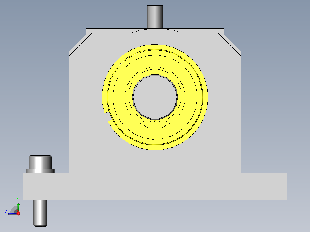 测量负载右视图