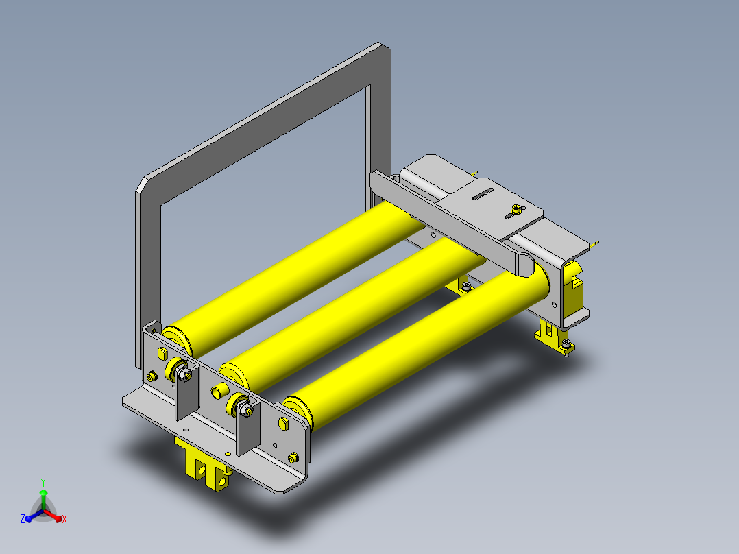 利用倾斜的分类（不同高度）机构