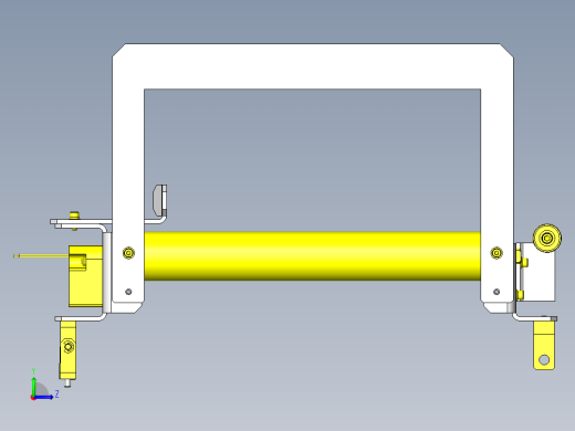 利用倾斜的分类（不同高度）机构左视缩略图