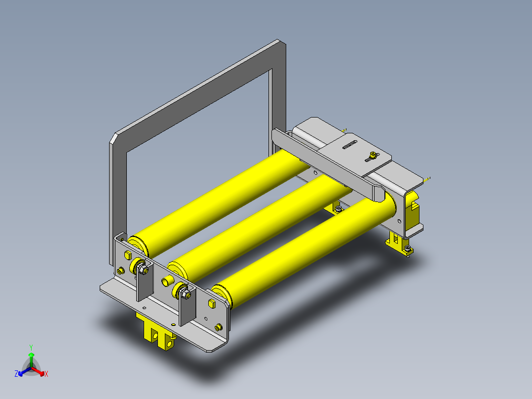 利用倾斜的分类（不同高度）机构正等轴测图