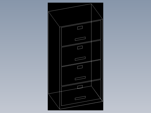 室内家具及植物的维模型十二-B053