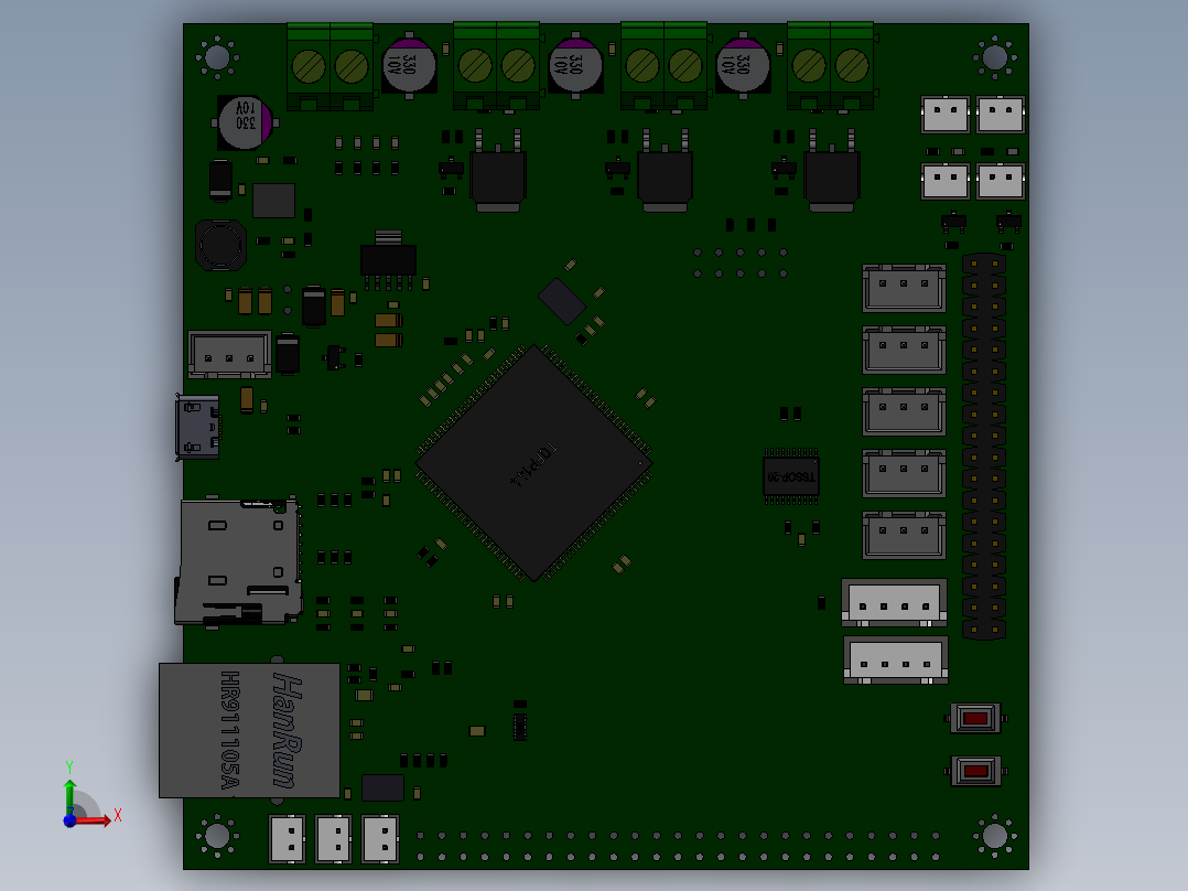UM2结构3D打印机 3030sldprt三维素材模型3D图纸前视图