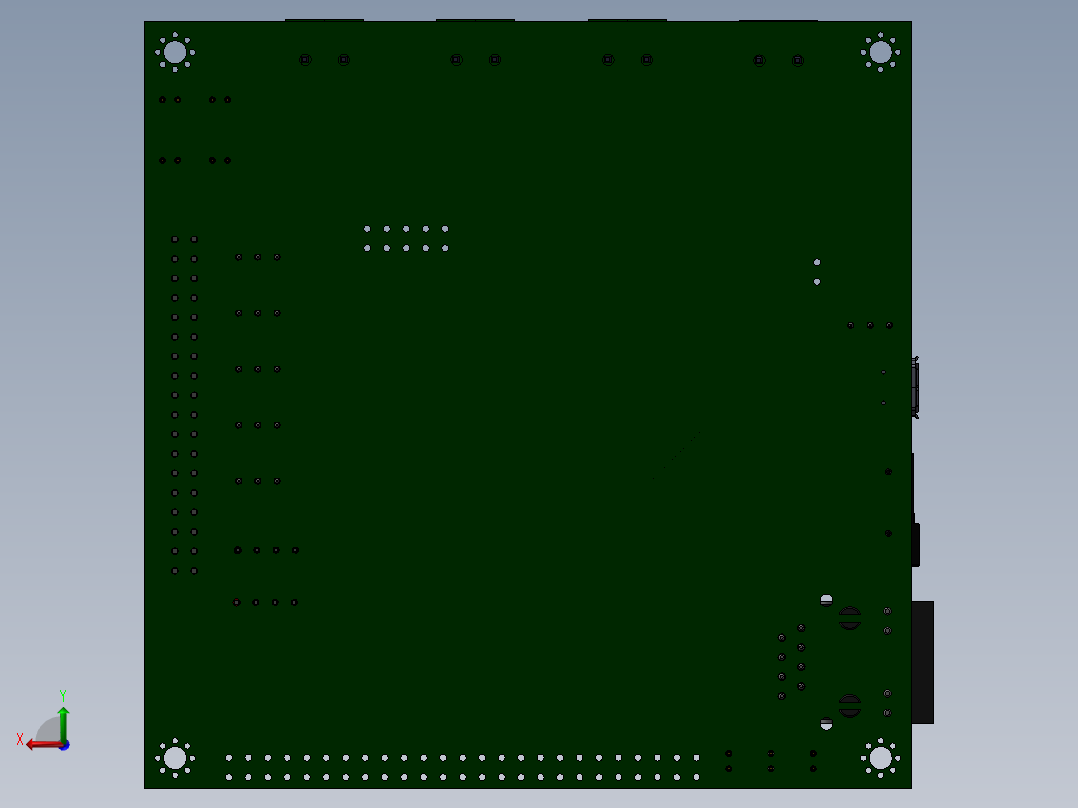UM2结构3D打印机 3030sldprt三维素材模型3D图纸后视图