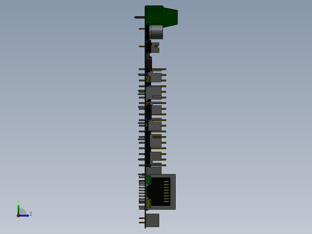 UM2结构3D打印机 3030sldprt三维素材模型3D图纸左视图