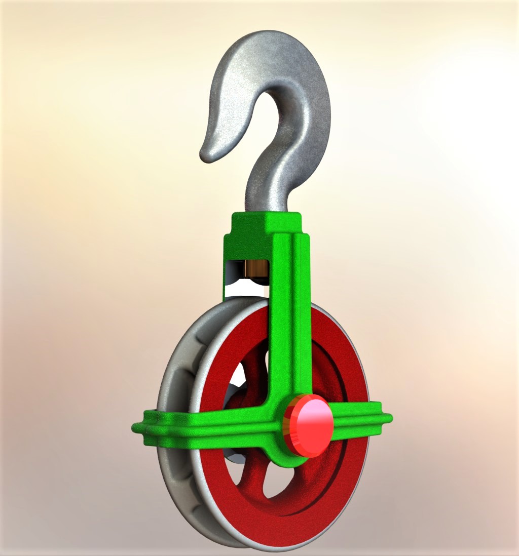链式起重钩3D数模图纸 Solidworks设计
